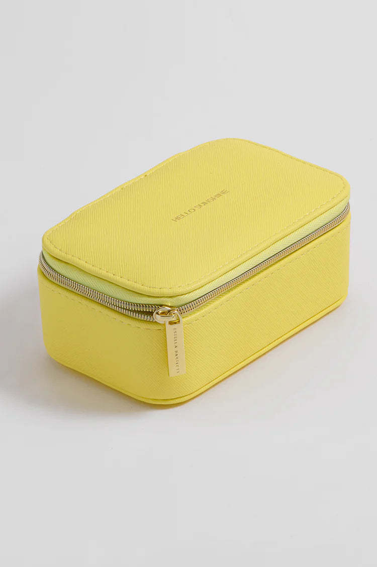 Mini Jewellery Box-Yellow