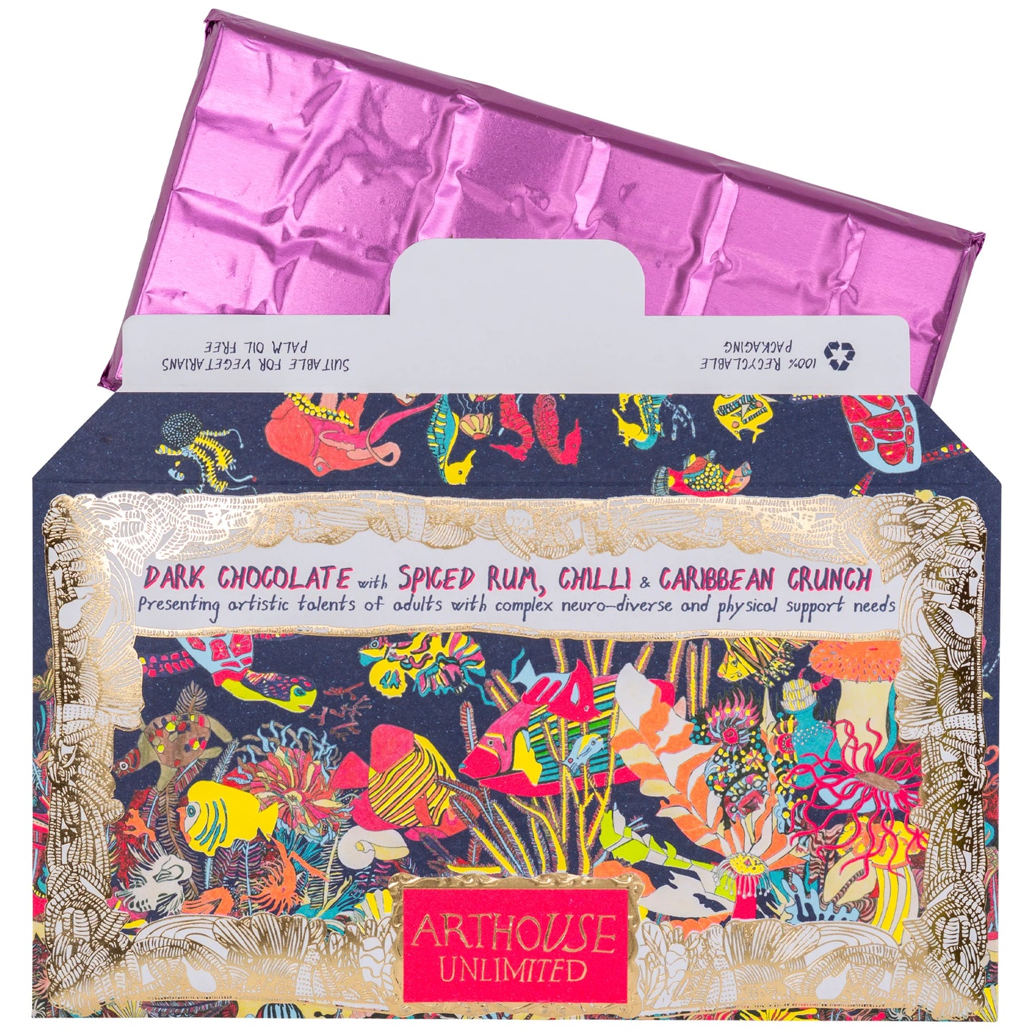 Arthouse Unlimited Angels of the deep dark chocolate, spice rum and chilli crunch