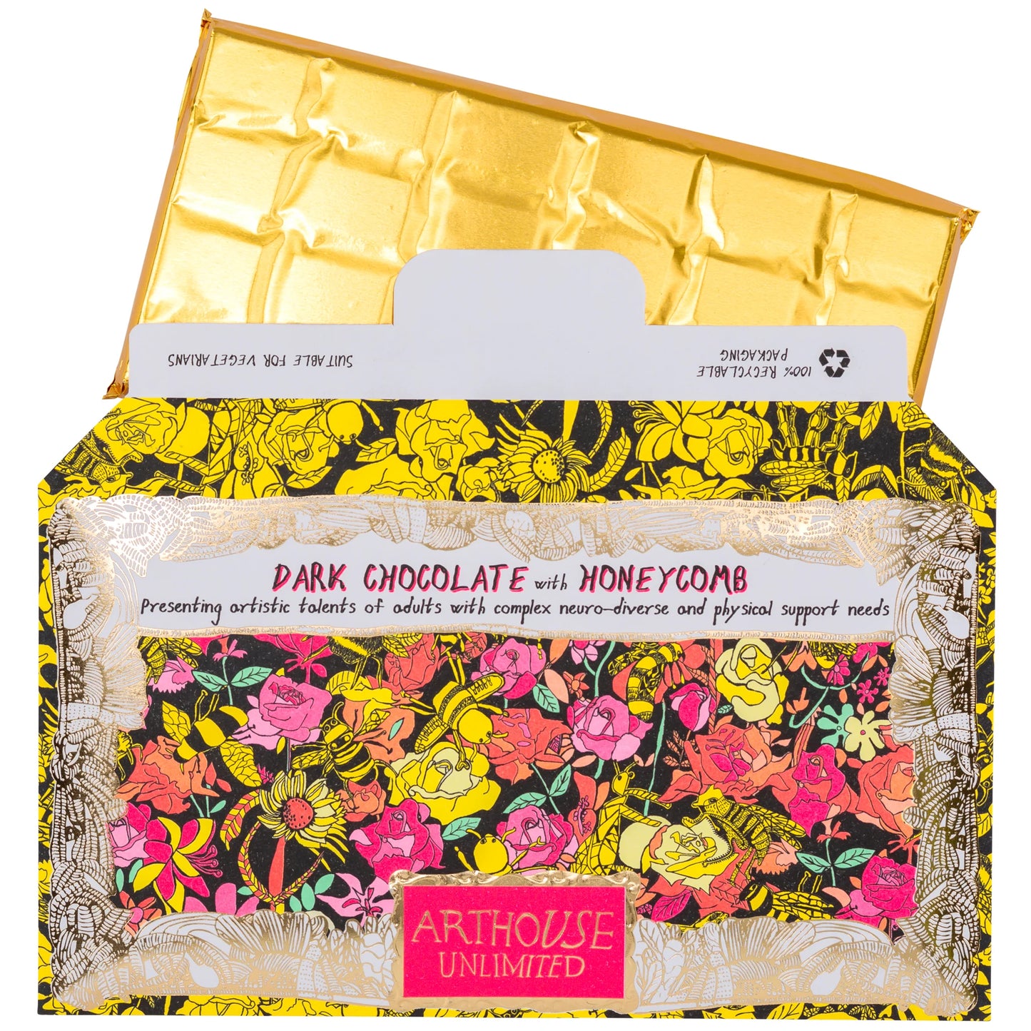 Arthouse unlimited Bee free chocolate bar