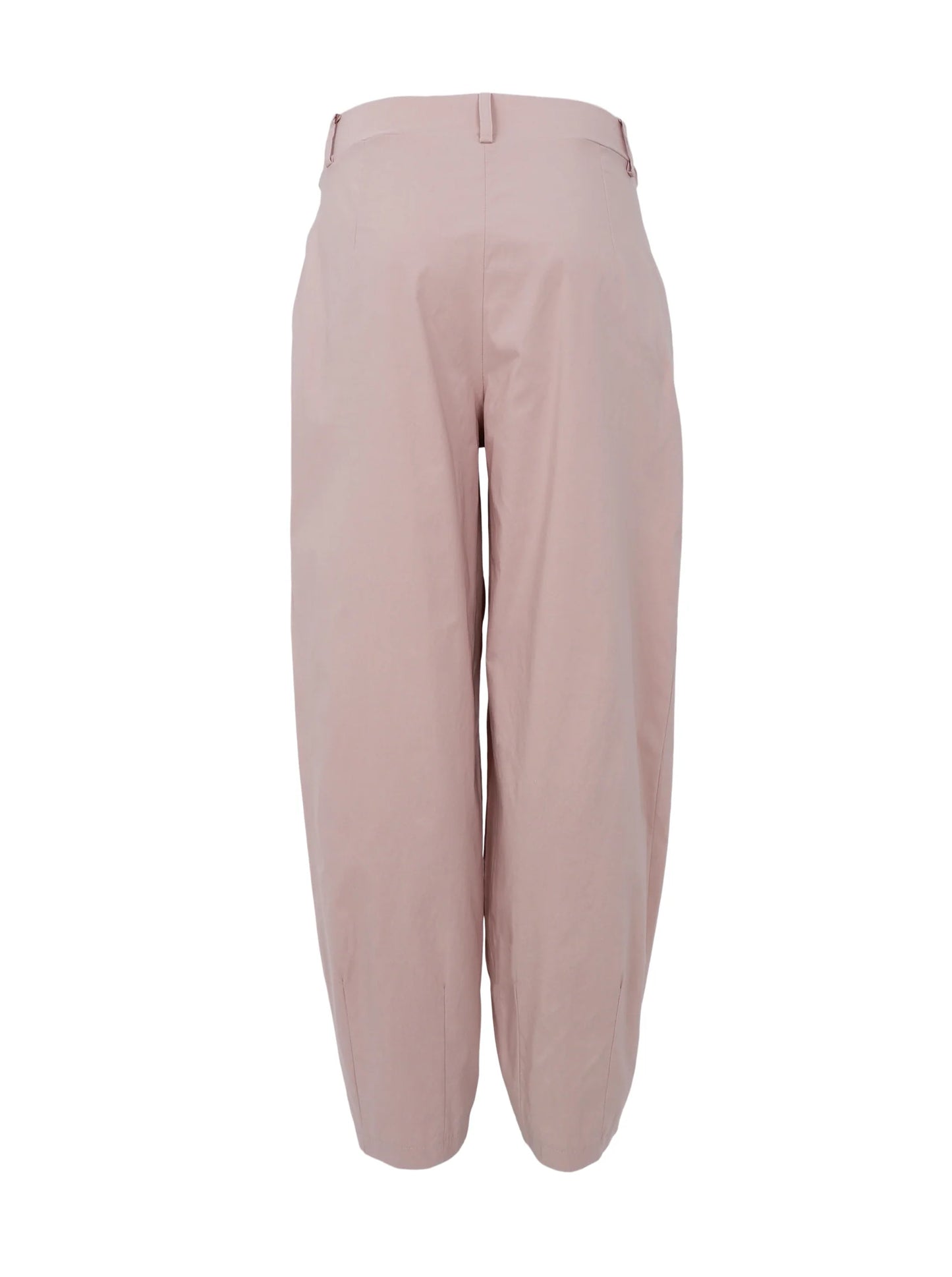 Black colour Beate barrel pants in powder pink