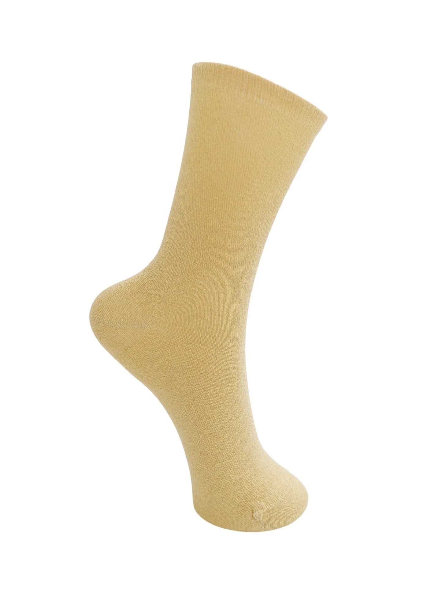 Black colour lurex sock in lemon