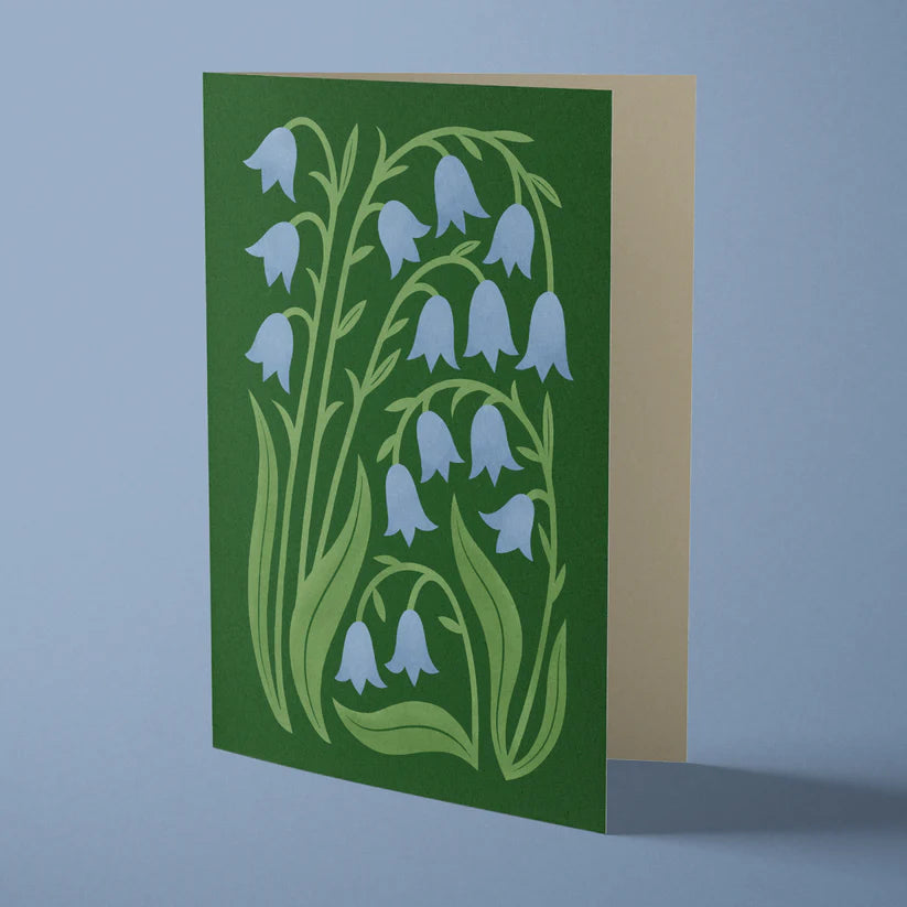Bird and Co Studio Reuseable Art Card Bluebell