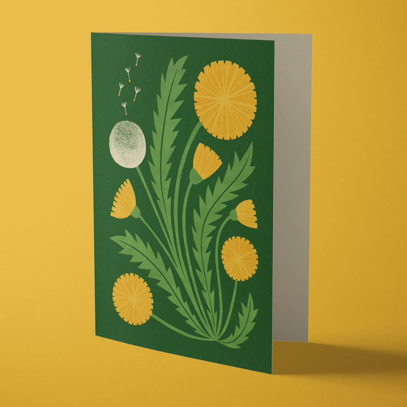 Bird and Co Studio reusable Dandelion Card
