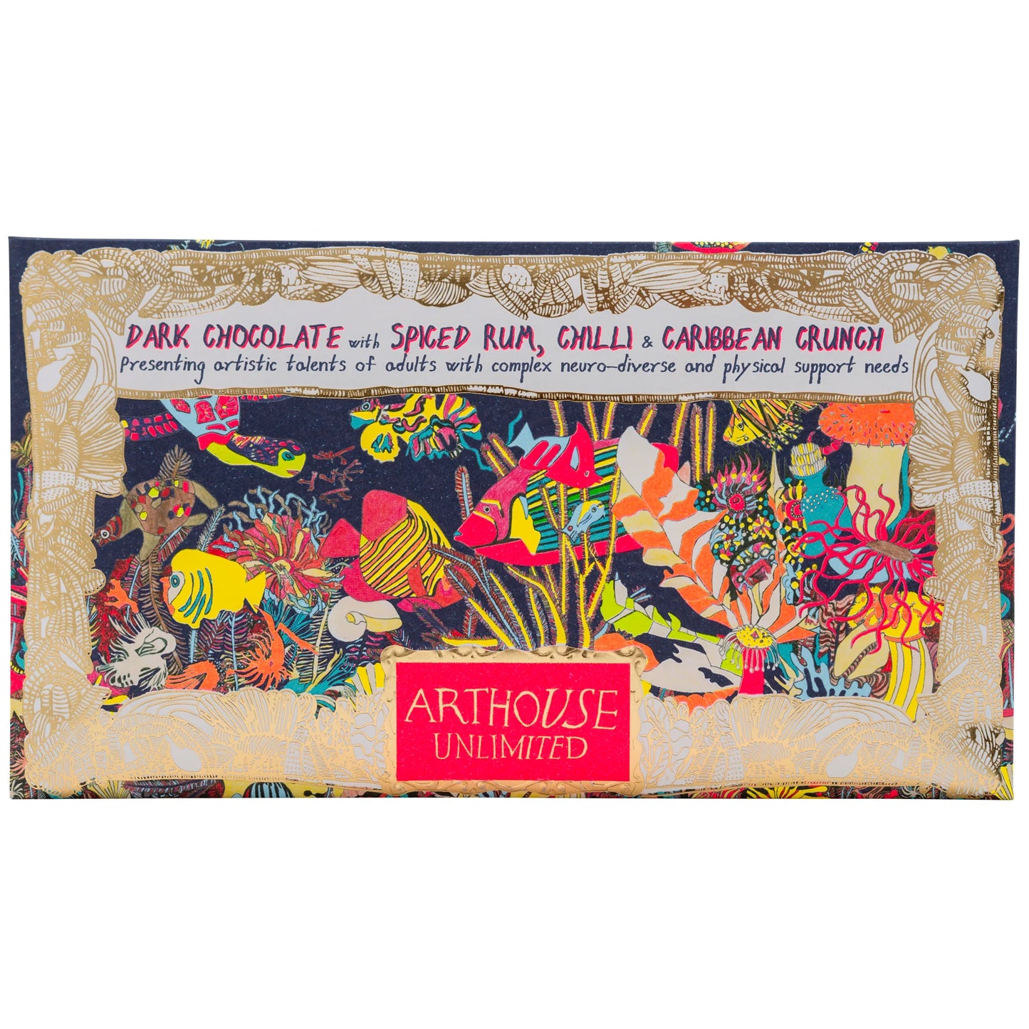 Arthouse Unlimited Angels of the deep dark chocolate, spice rum and chilli crunch