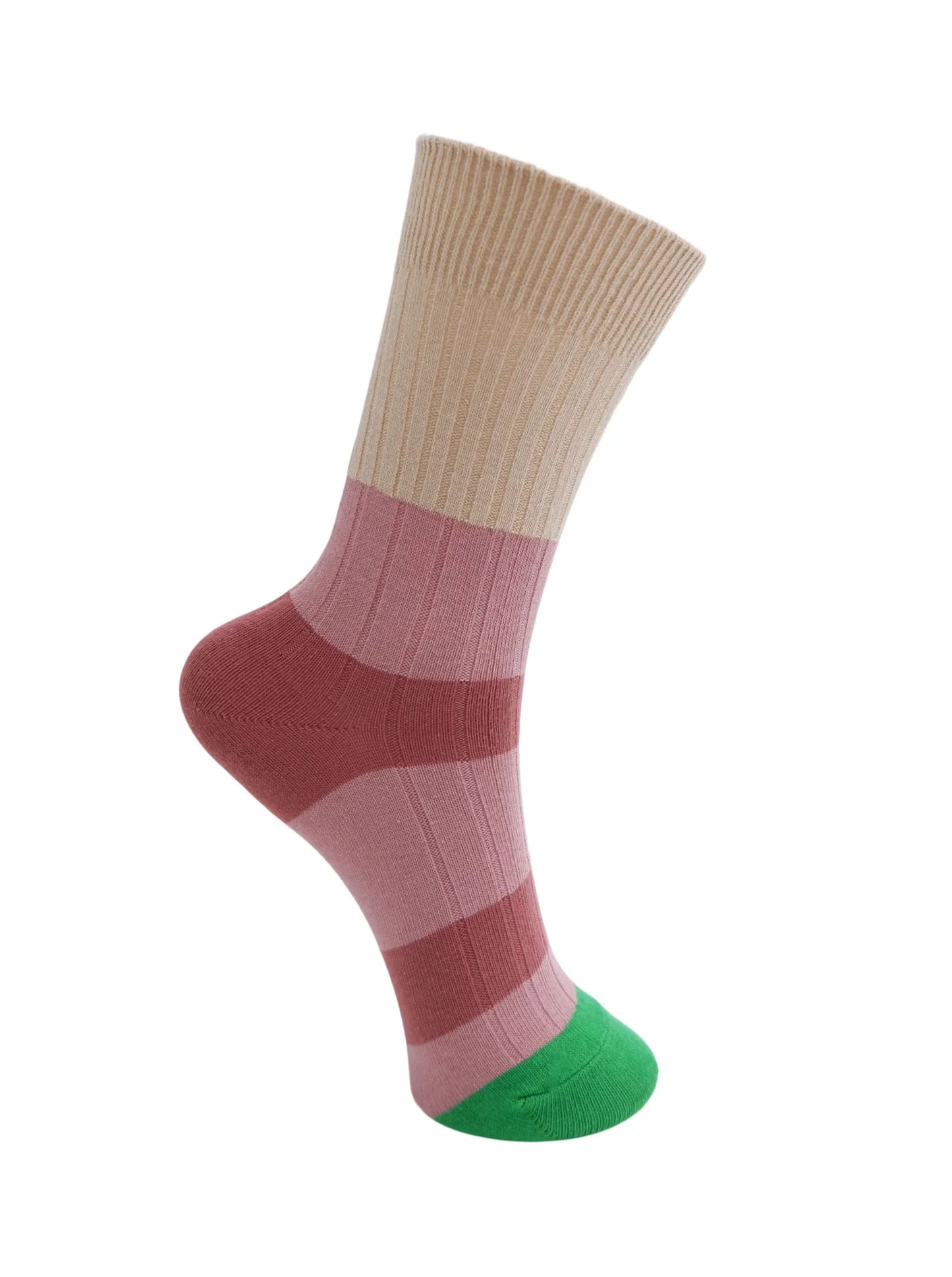 Black Colour paxi sock in light pink