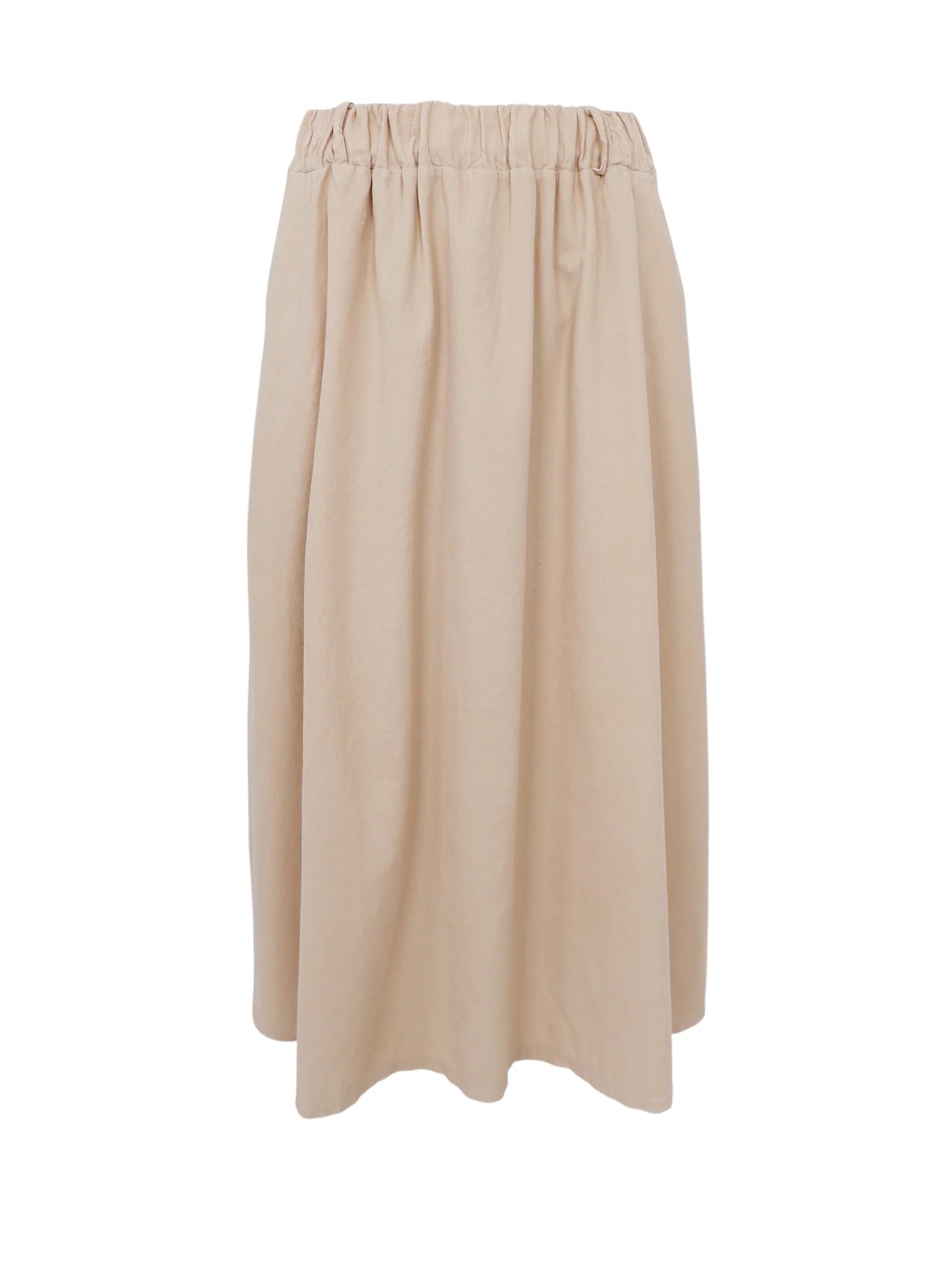 Black Colour Virginia Corduroy Skirt in Pearl