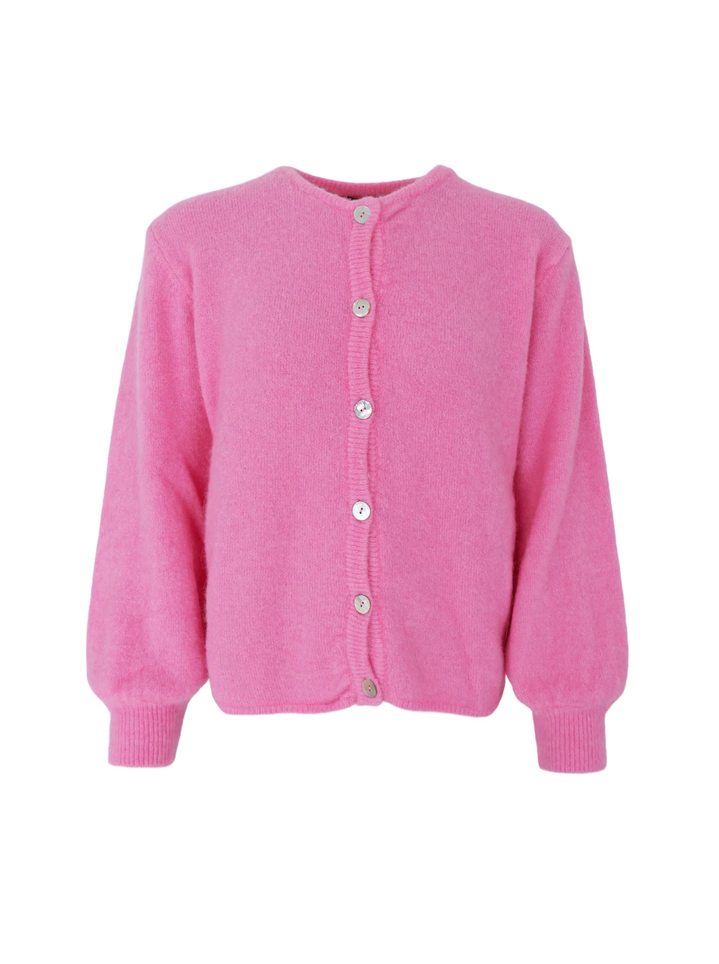 Black colour Bella cardigan in pink