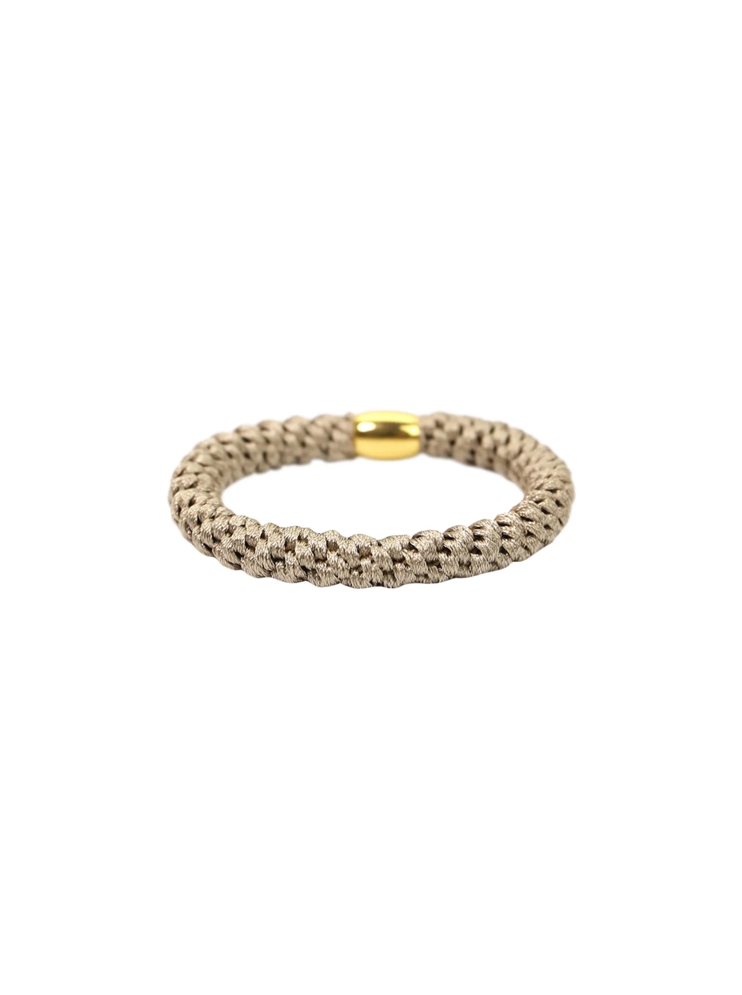 Black colour Kally hair tie in gold