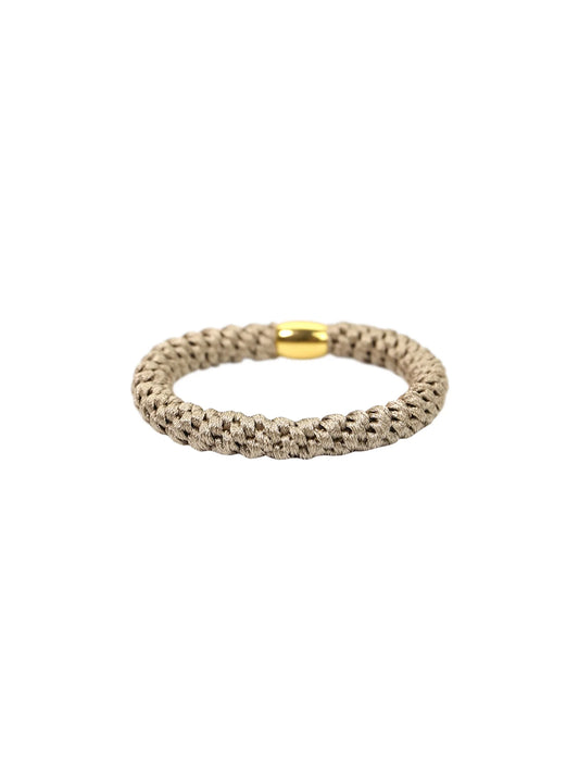 Black colour Kally hair tie in gold