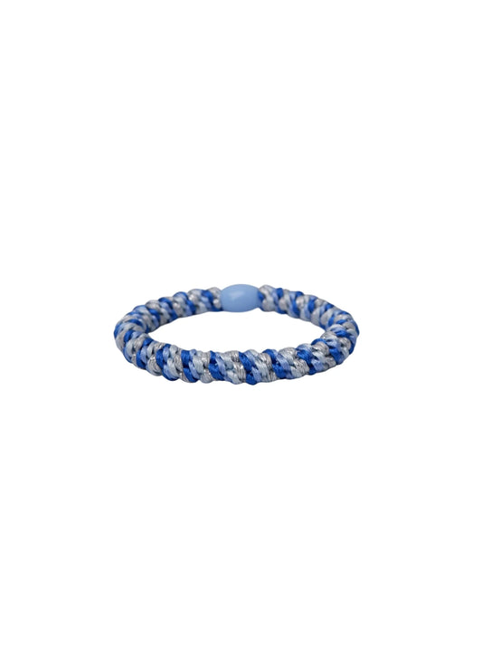 Black colour Kally hair tie in sea jewel