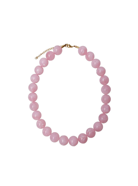 Black Colour Milova necklace in  Bubble Gum