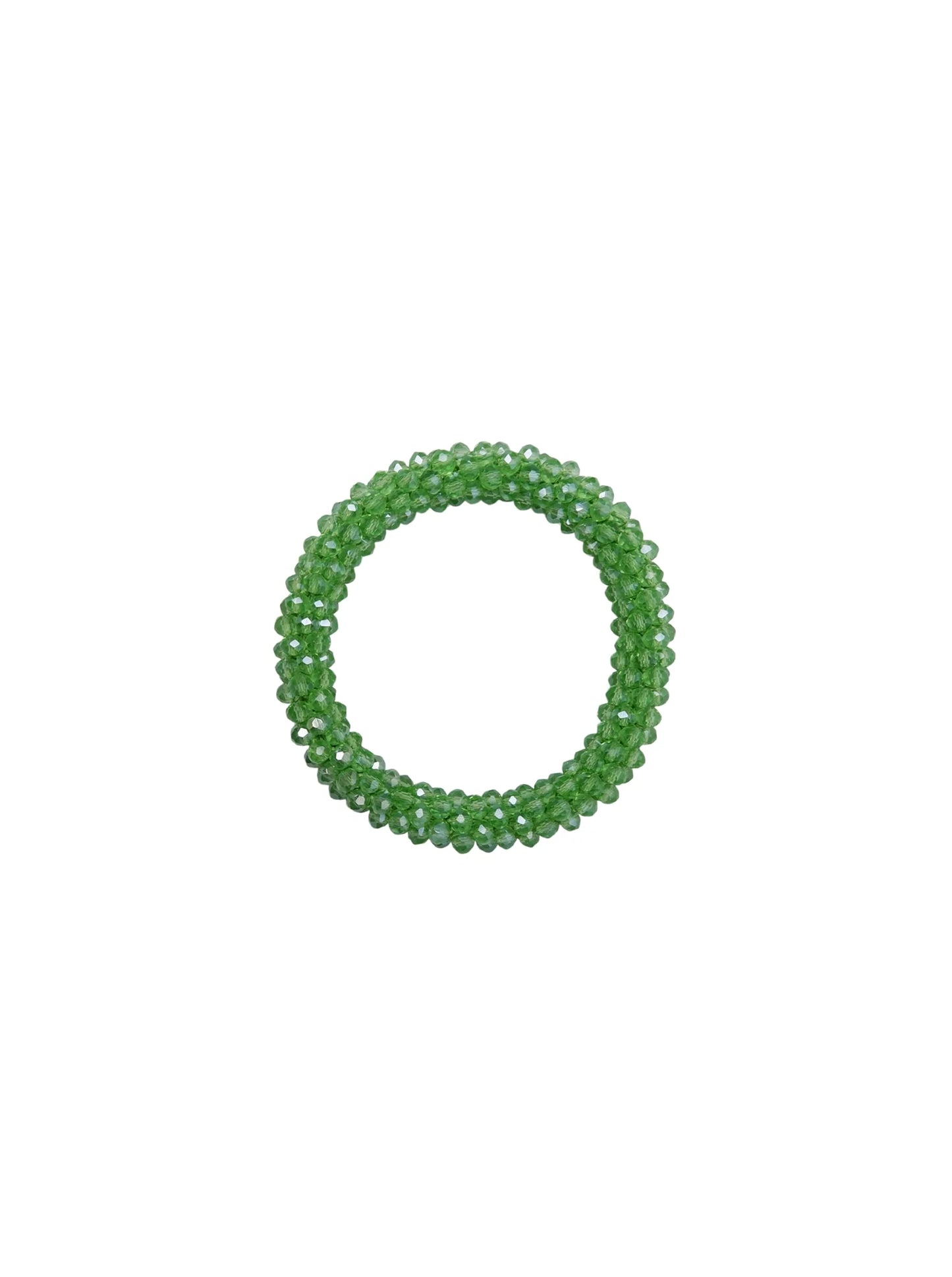 Black colour nanna 2 in 1 bracelet in spring green