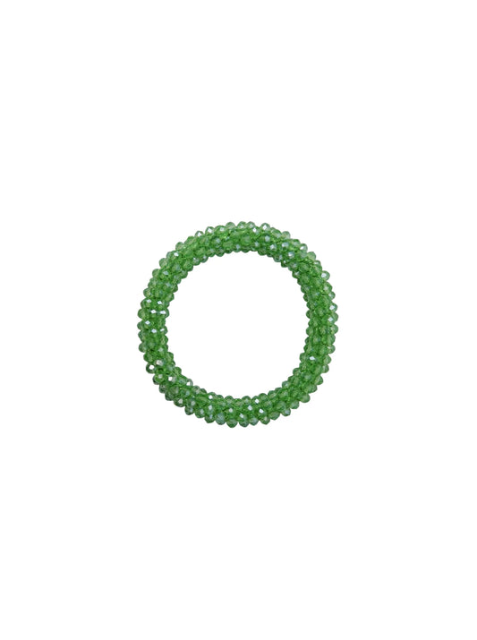 Black colour nanna 2 in 1 bracelet in spring green