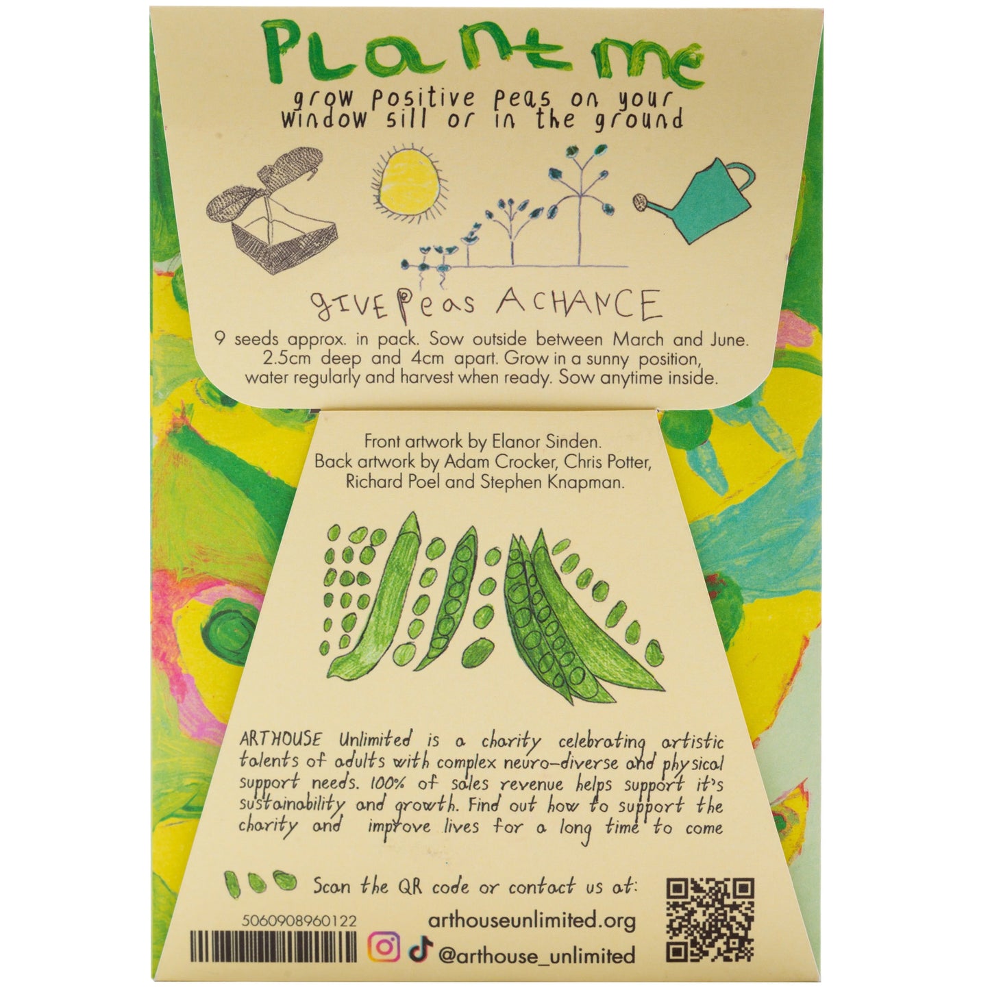 Arthouse Unlimited Pea seeds