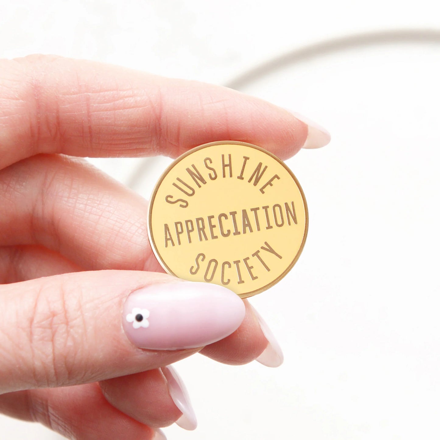 Sunshine appreciation society Enamel pin