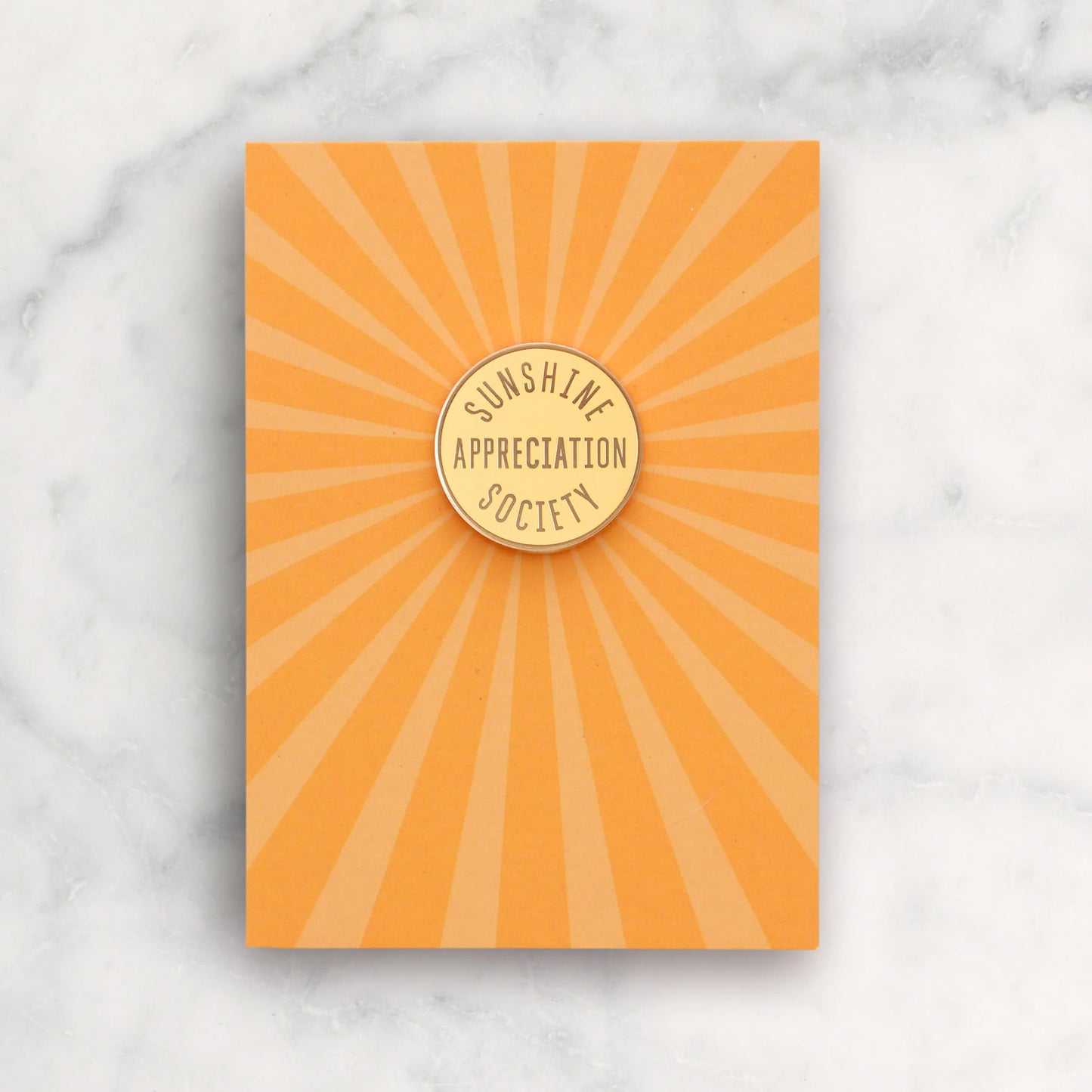 Sunshine appreciation society Enamel pin