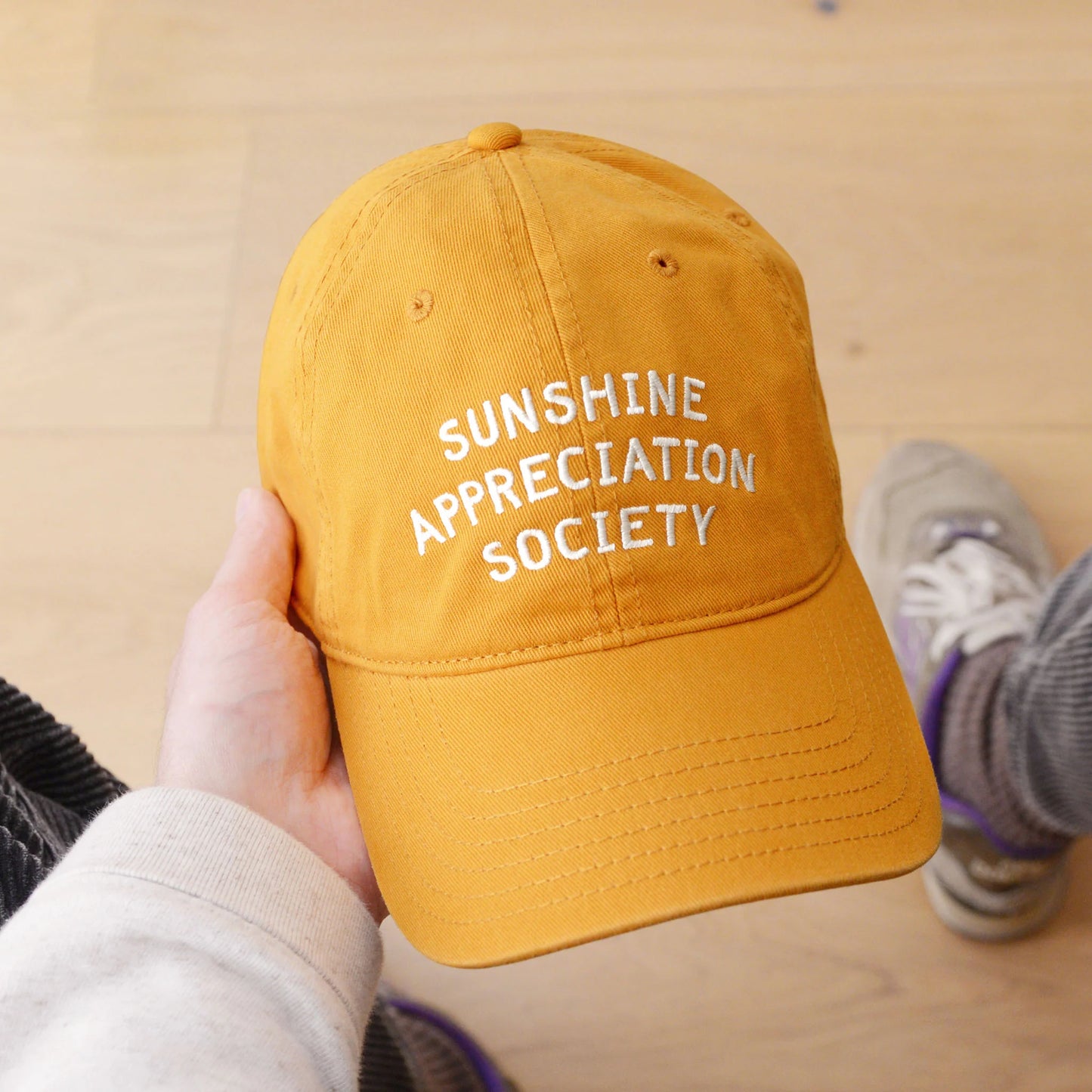 Sunshine Appreciation society cap - by Alphabet Bags