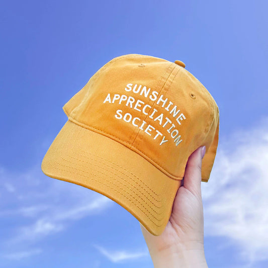 Sunshine Appreciation society cap - by Alphabet Bags