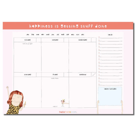 Happiness Desk Planner