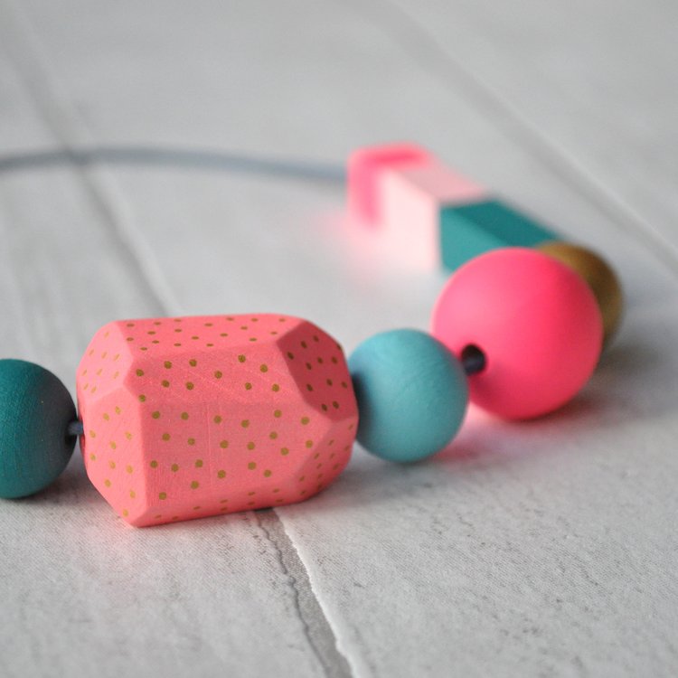 Jewel Coral Necklace