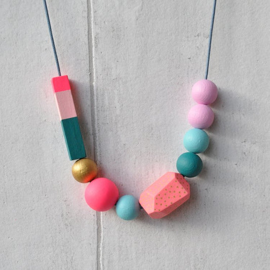 Jewel Coral Necklace